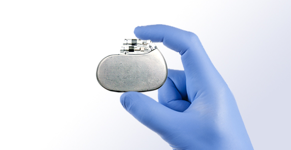 Picture of a cardiac pacemaker